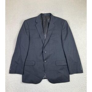 Pronto Uomo Platinum Suit Jacket Mens 44R Charcoal Wool Two Button Notch Vented